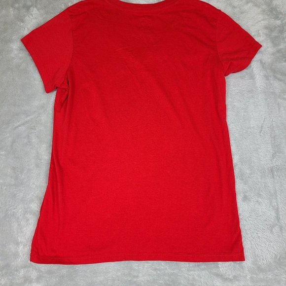 47 Brand St. Louis Cardinals Womens Red Short Sleeve MLB Baseball Shirt Size Med - Picture 8 of 8